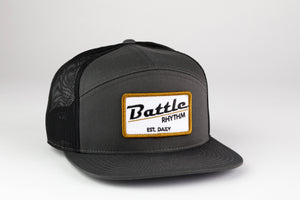 Battle Rhythm Hat CHARCOAL/WHITE