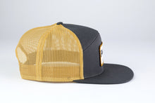 Load image into Gallery viewer, Battle Rhythm Hat CHARCOAL/OLD GOLD
