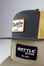 Load image into Gallery viewer, Battle Rhythm Hat CHARCOAL/OLD GOLD
